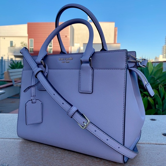 💜 Kate Spade Cameron Medium Leather Satchel 💜 - Picture 2 of 8